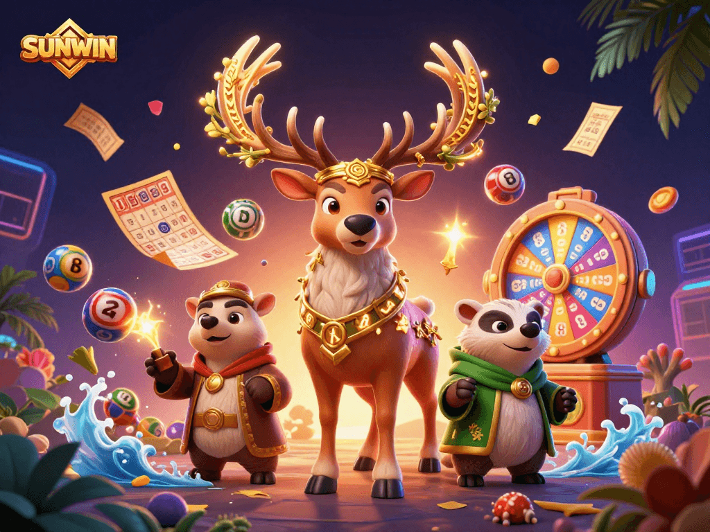 SUNWIN ignites excitement with colorful lottery balls and a festive gaming atmosphere