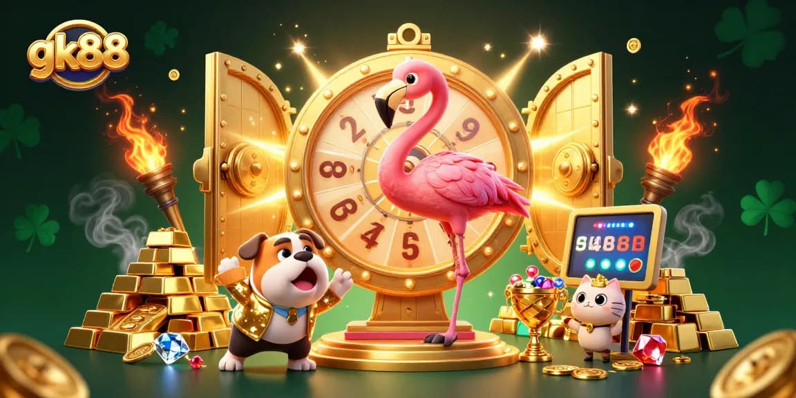Spin the prize wheel with gk88's exhilarating casino experience filled with treasures and gems.
