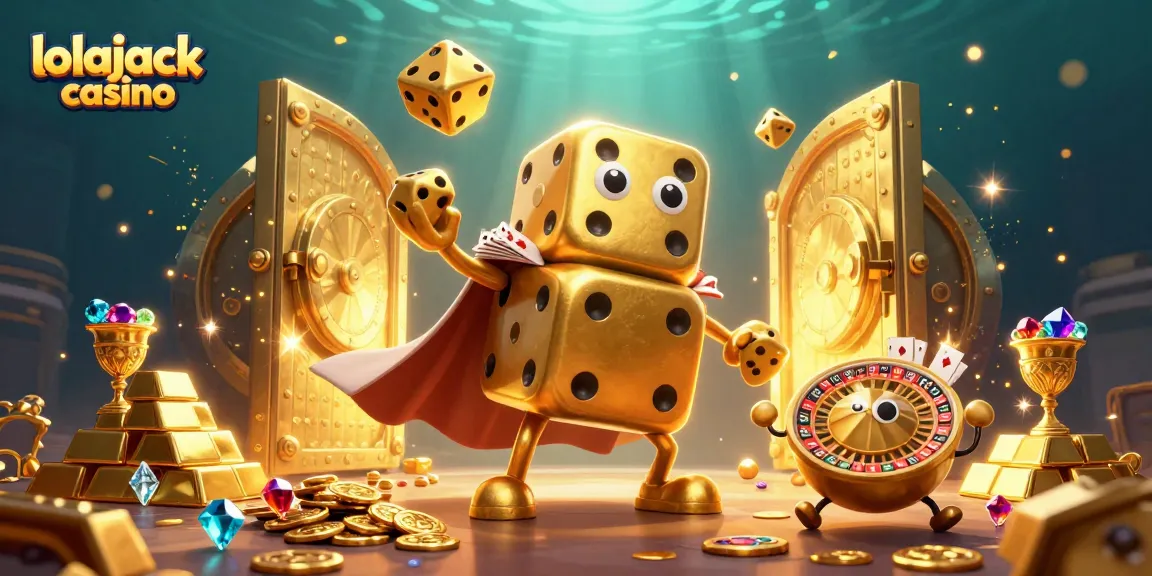 Experience the excitement of lolajack casino with vibrant gaming elements and dynamic characters.