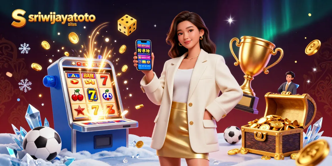 Experience the excitement of sriwijayatoto situs with players enjoying sports betting in a vibrant casino scene.