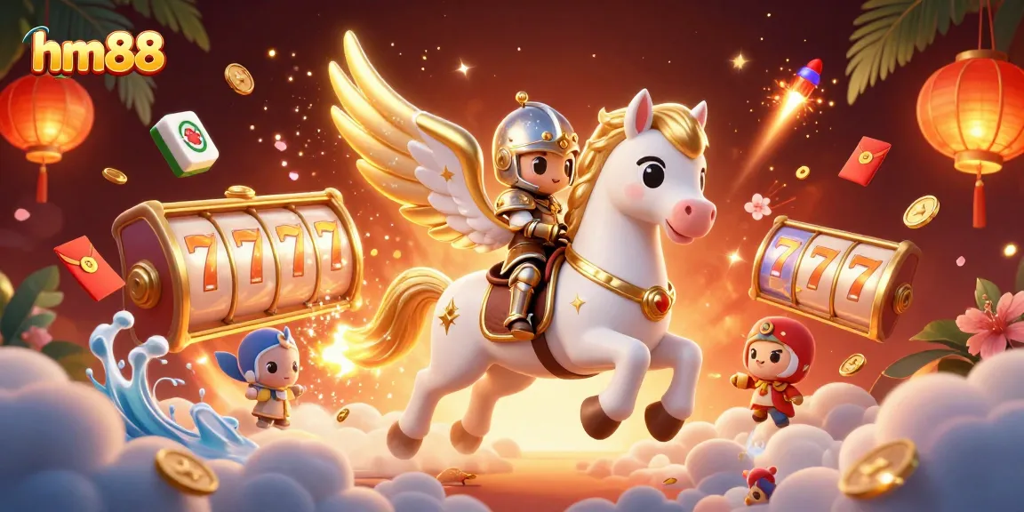Experience thrilling gameplay with hm88's exciting slot reels and rich casino elements.