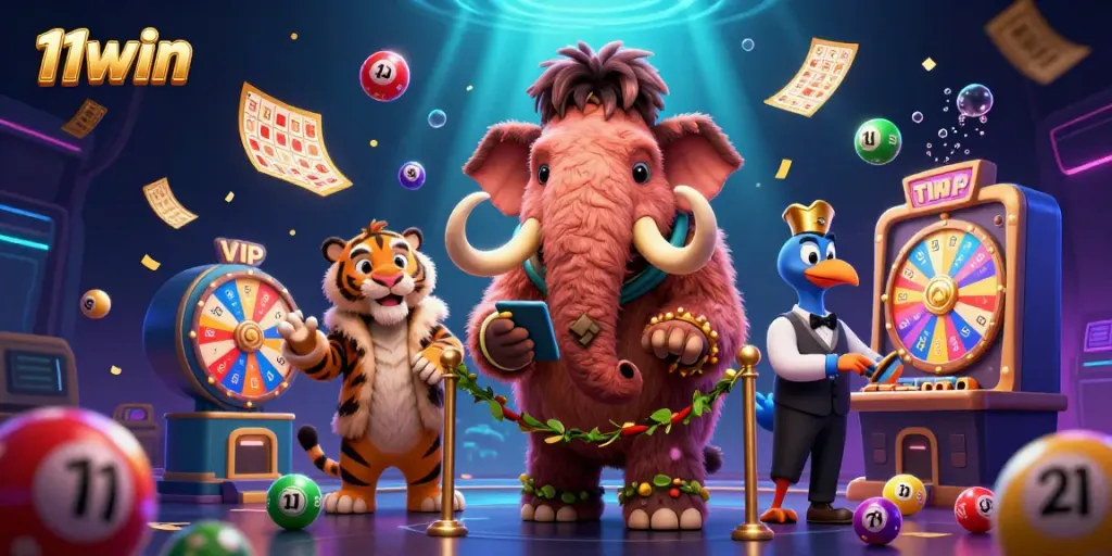 Experience vibrant gaming action at 11win with a woolly mammoth bouncer and exciting dynamic casino elements.