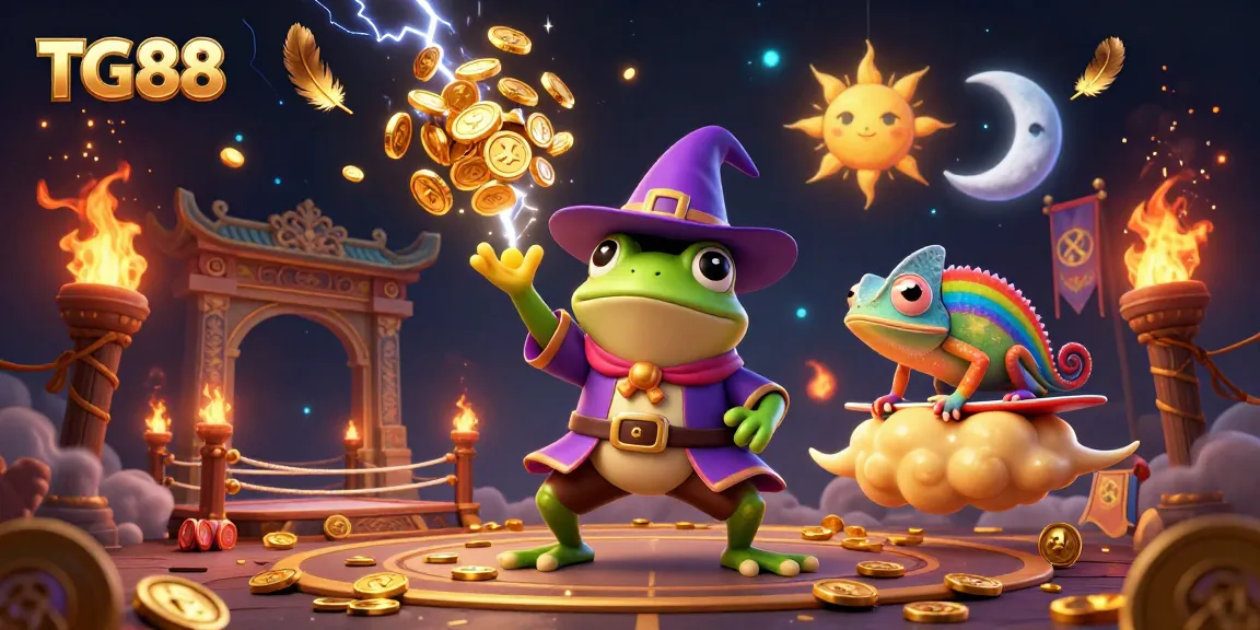 Experience excitement with TG88 as vibrant characters spark a storm of betting winnings.