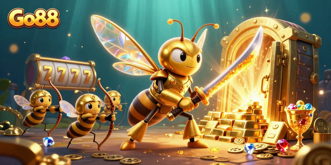Engage in thrilling casino experiences with Go88, featuring vibrant characters and epic jackpot elements.