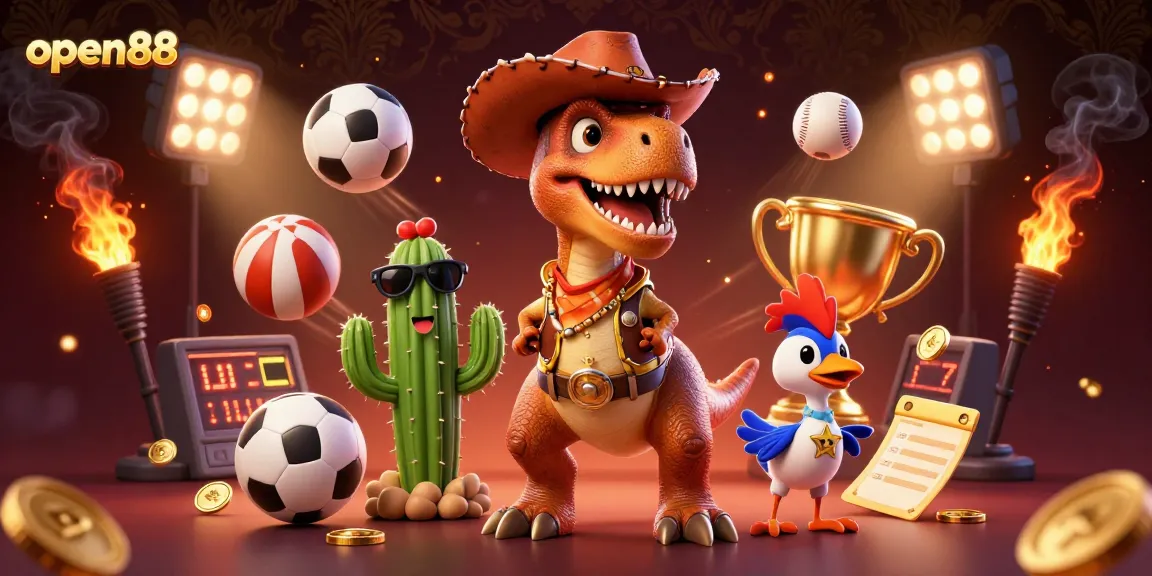 Experience thrilling gameplay with open88, featuring engaging characters and dynamic sports elements.