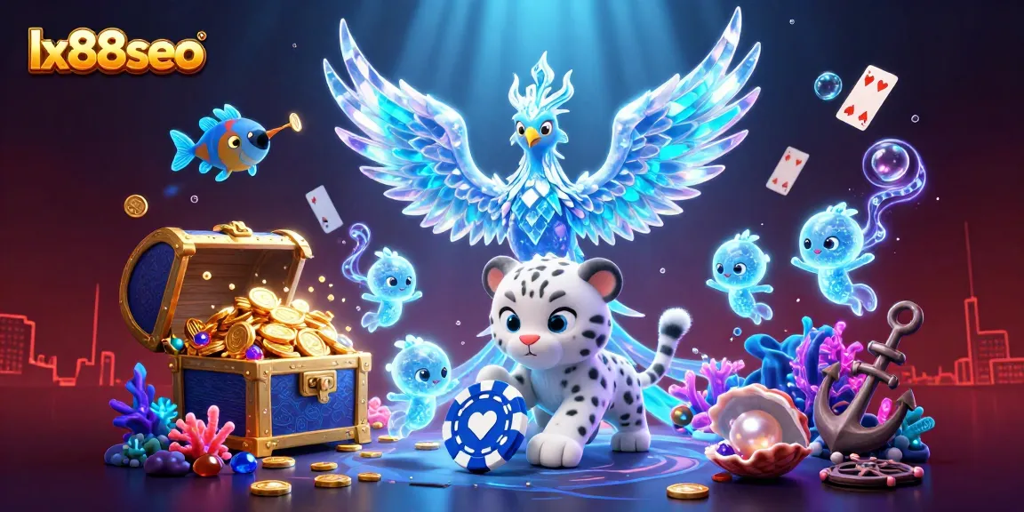 Experience the thrilling world of lx88seo with vibrant characters and casino elements.